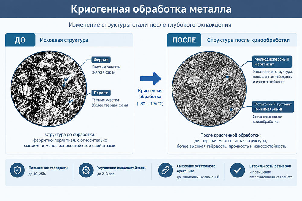 Криогенная обработка металла